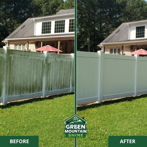Fence Washing, Shelburne VT